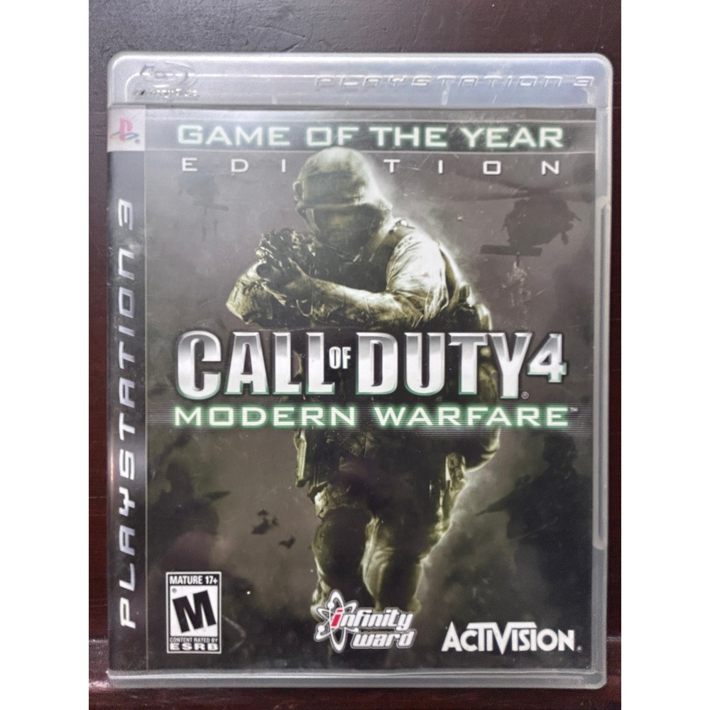Call of Duty 4 Modern Warfare Game of the Year Edition PS3 Sony Activision GOTY